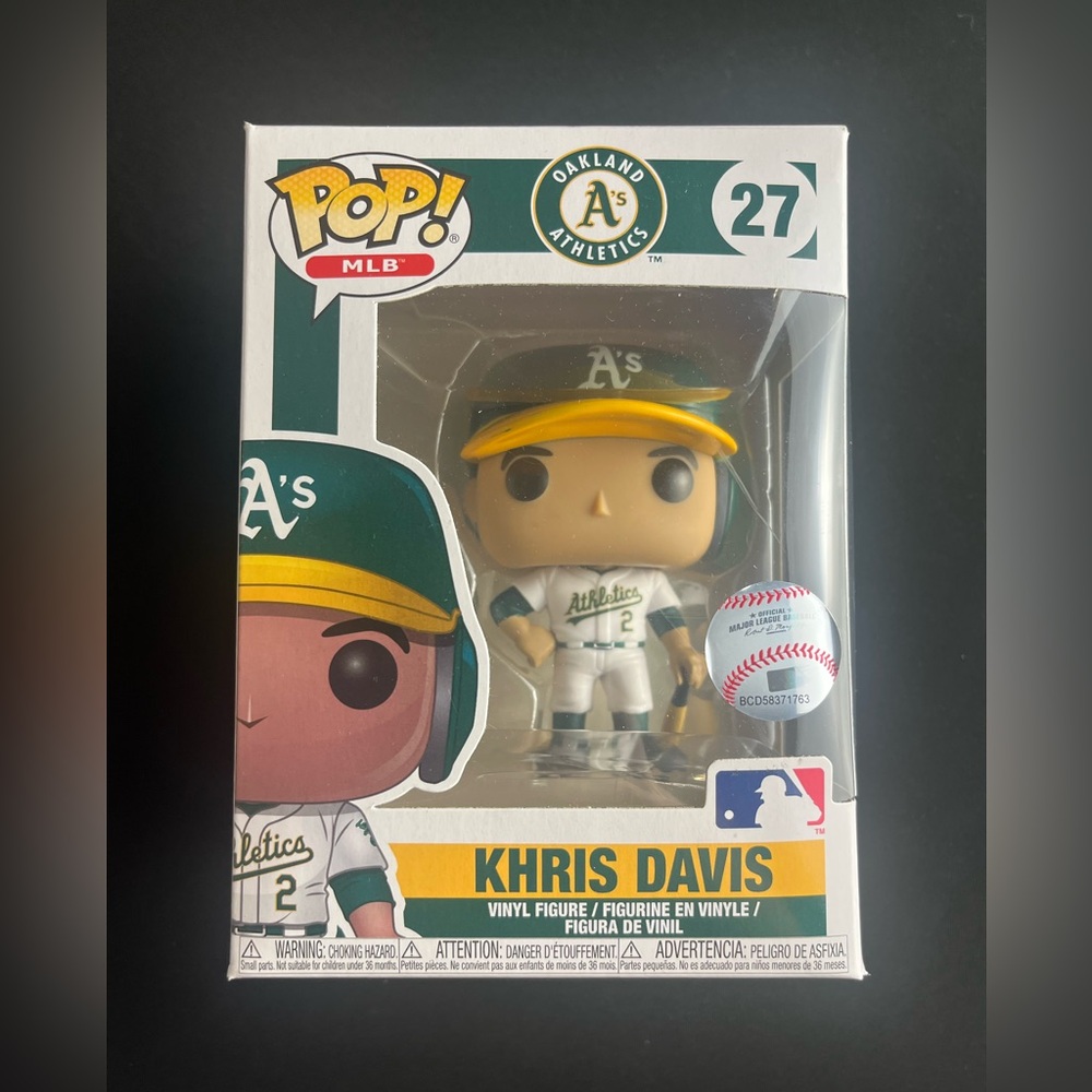 Funko POP! MLB #27 Oakland Athletics Khris Davis Vinyl Figure